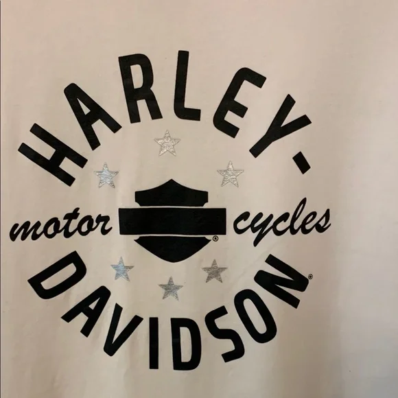 Harley-Davidson White Women's T-Shirt - Picture 7 of 9